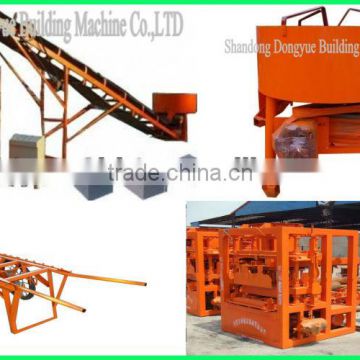 QT4-24 Vibrate Block Production Machine / Cement Block Production Line DONGYUE