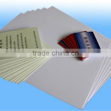 Meiqing brand from China for cards making supplier of the pvc plastic sheet
