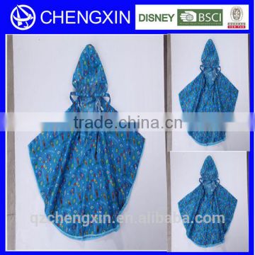 custom blue poncho raincoat manufacturer