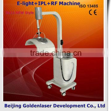 No Pain 2013 New Design E-light+IPL+RF Machine Tattooing Beauty Vascular Lesions Removal Machine Ionics And Photon And Ultrasonic Device 480-1200nm