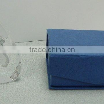 Crystal Paper Weight With Horse Design