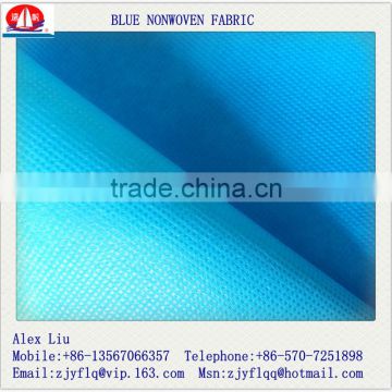 Blue and green non-woven fabric made in china factory / pp nonwoven fabric / pp non woven fabric