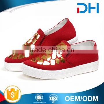 Newest style casual women shoes girls walking sneakers china manufacturer