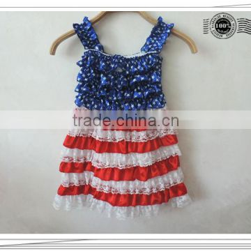 clothing manufacturers overseas clothes baby girls 4th on july party dress kids lace ruffle skirts