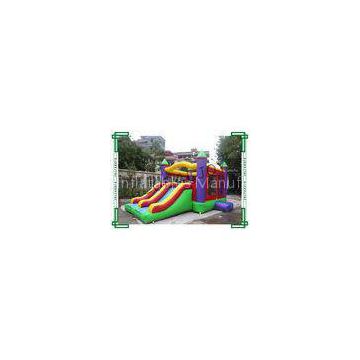 Outdoor Inflatable Bouncer , Inflatable Jump Bounce House With Slide
