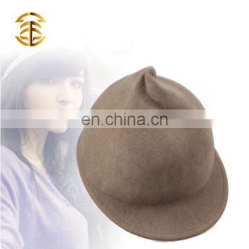 2017 Hot Selling Cheap 100% Wool Fedora Cycling Funny Cap And Hat