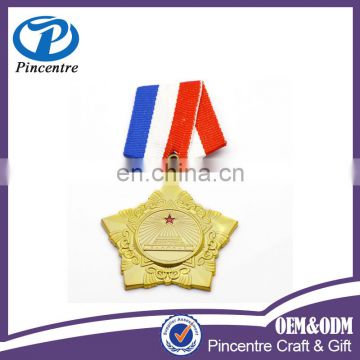 Custom gold medals/custom gold medallion/gold metal blank medal medal