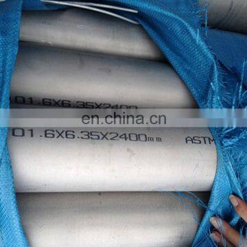 ASTM A213 TP410 stainless steel seamless pipe eddy current pipe testing