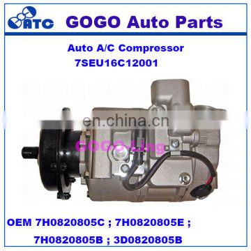 High Quality 7SEU16C Auto A/C Compressor for Car OEM 7H0820805C ; 7H0820805E ; 7H0820805B ; 3D0820805B