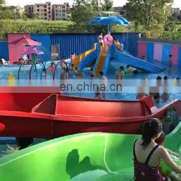 Private Water Pool Fiberglass Spiral Slide for Sale Water Play Equipment