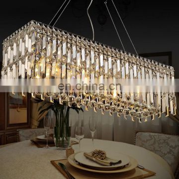 Zhongshan Tpstar Lighting Rectangle Crystal Ceiling Chandelier with Epistar Led