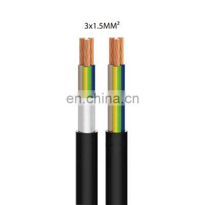 ho7rn 3g1.0mm2 round electrical power rubber cable