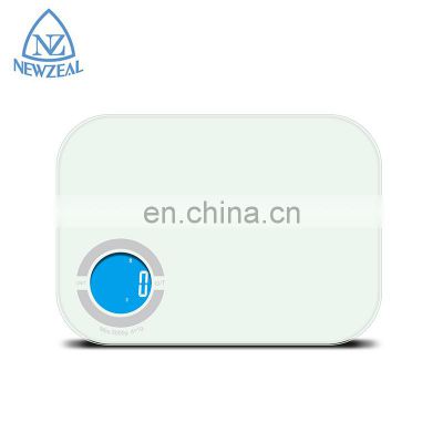 New Design Promotional Plastic And Tempered Glass Kitchen Digital Food Calorie Scale