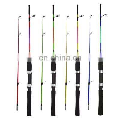 Amazon hot sales ice fishing rod 1.2/1.35/1.5m colored lure rod H action with best quality fishing rod wholesale