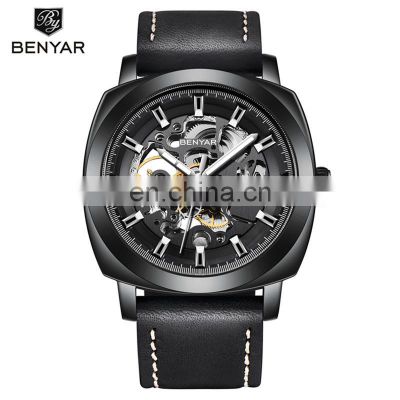 BENYAR BY-5121Men's Automatic Mechanical Watches Top Brand Luxury Business Waterproof Sport Wrist Watches Relogio Masculino