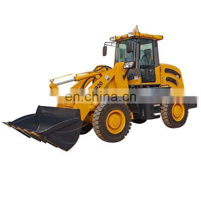 Factory Direct new China 2T ZL20 hay fork wheel Loader mini loader ce