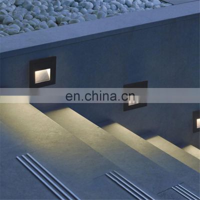 Waterproof Recessed Outdoor Led Corner Lights 7W Recessed Led Step Wall Light