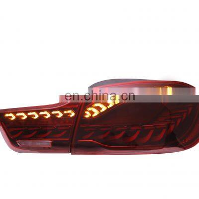 High quality aftermarket  dragon scale LED taillamp rear light with dynamic for BMW 4 series F32 F36 F82 tail lamp 2013-2020