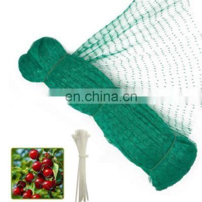 PE extruded orchard protection anti bird net poultry chicken fence net 2*2 cm hole with UV treated bird netting for garden