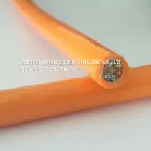 Polyurethane drag chain cable manufacturers high flexibility, folding resistance and torsion resistance double sheath shielding robot cable custom special cable