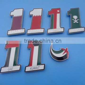 NO.1 metal lapel pin country flag pin badge magnet badge