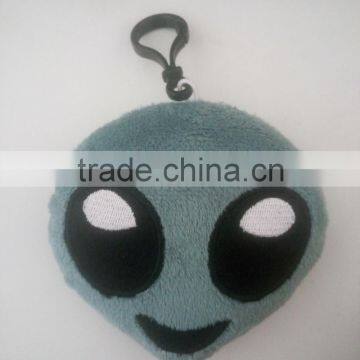 Free sample emoji alien keychains/New fashion emoji plush keychains/ Emoji Keychain