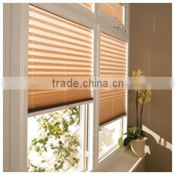 China Cheap Price Lace Pleated Window Blinds/Pleated Curtains