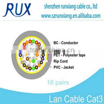 16 pairs cat3 networking outdoor utp cable price