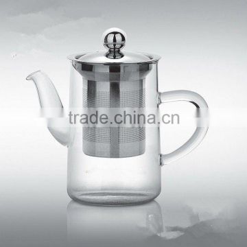 Popular best selling Handmade process pyrex glass tea set