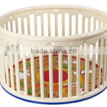 withe color playpen (with EN12227-1&2:1999) baby product