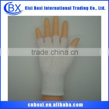 Comfortable wholesale acrylic/cotton/polyester/blended safety gloves,nitrile safe work glove
