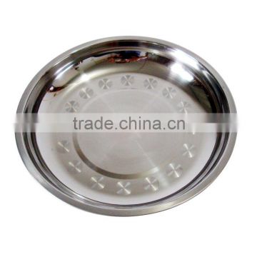 hot new products for 2015 wholesale cheap stainless steel restaurant bulk dinner plates