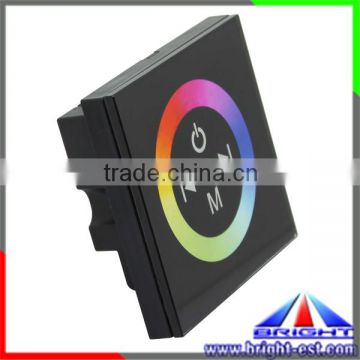 3 Channel RGB LED Touch Controller,Wall Mounted RGB LED Touch Panel Controller,DC12-24V RGB Touch Controller