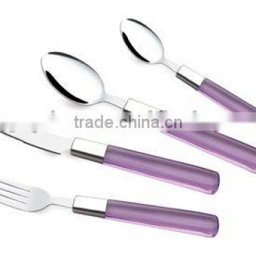 Tableware with plastic handle T035