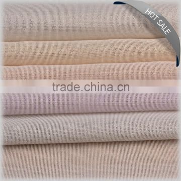 2016 Top quality hot sale fashion 100% polyester white satin fabric curtain
