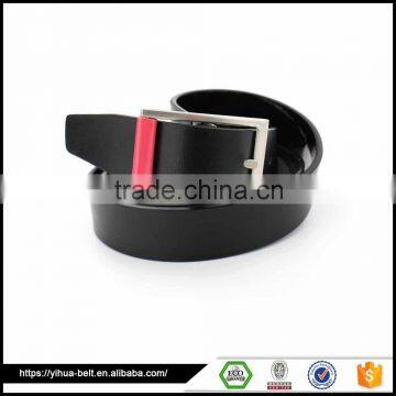 China manufacture high quanlity men leather belt with pin buckle