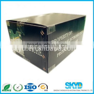 Anti-static PP Corrugated Plastic box for electronic parts