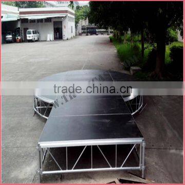 T model aluminum portable stage for graduation