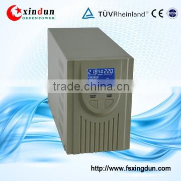 24VDC 220VAC Single Phase 1200VA LCD UPS/720W Portable Pure Sine Wave Backup UPS with Built-in 7AH*2 Battery