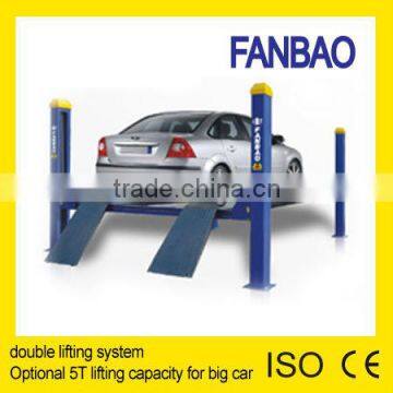 four post hydraulic car maintenance auto lift car lift hoist