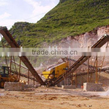 Conveyer Belt &mining crushing plant/mountain rock crusher
