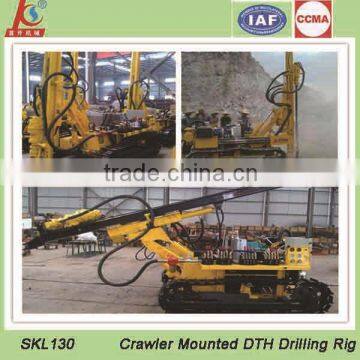 Double-cylinder elctric and diesel engine crawler DTH drilling equipment                        
                                                Quality Choice