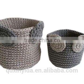 2016 New Design High Quality Ladies Fashion Cotton Storage Baskets