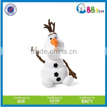 Promotional soft Frozen Plush Olaf Doll Keychain For Kids
