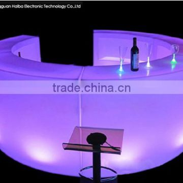 home furniture color changing led bar counter table and chair