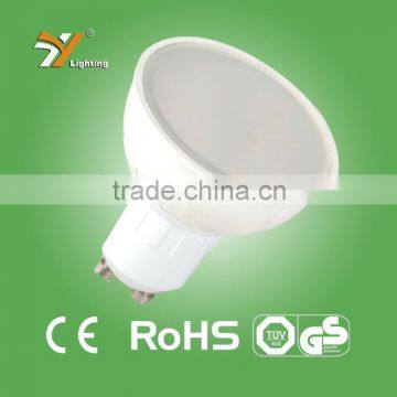 LED GU10 5W Aluminum Plastics Compound Housing, CE&ROHS, TUV-GS