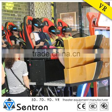 Senchuang 360 degree virtual reality simulator vr cinema with motion chairs