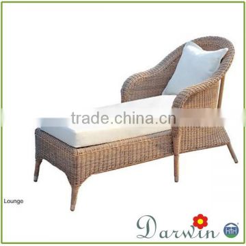 Modern Design Rattan Wicker bamboo looking plastic deck chair indoor outdoor furniture
