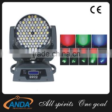 Top Quality DMX 512 Control 108*3w RGBW 4IN1 15CH LED Moving Head Washer