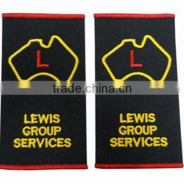 Embroidered royal navy epaulettes